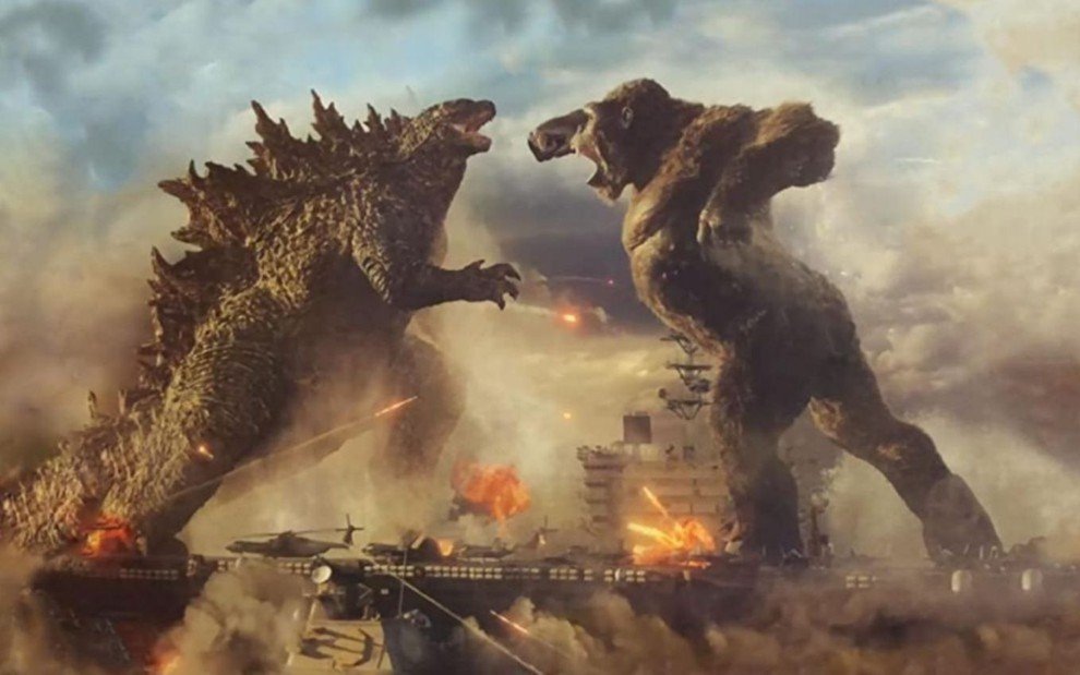 US$ 48,5 mi: "Godzilla vs. Kong" bate recorde de bilheteria na pandemia