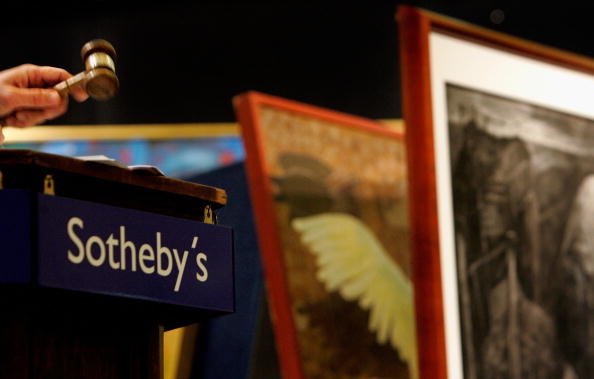 Sotheby's, uma das principais casas de leilões do mundo. (Lisa Maree Williams/Getty Images)
