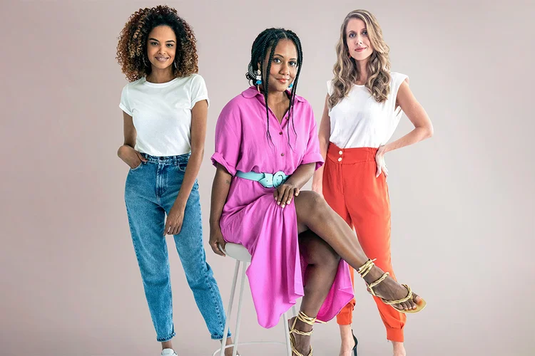 Lojas Renner: atriz Lucy Ramos, jornalista e produtora de conteúdo Luiza Brasil e a adovogada e apresentadora Gabriela Prioli estampam campanha de empoderamento feminino (Letícia Remião/Lojas Renner/Divulgação)