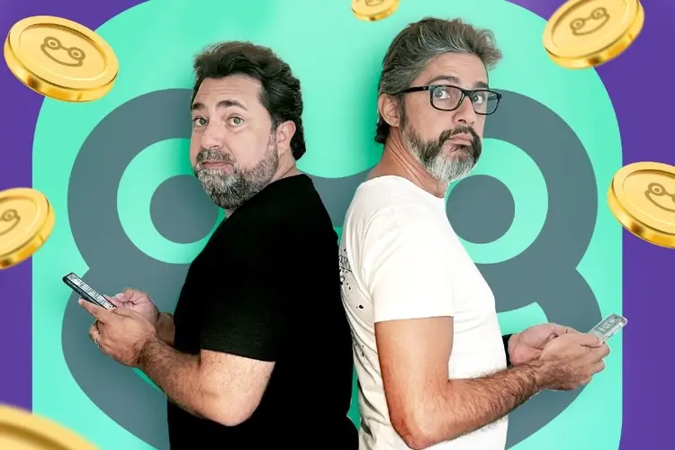 Pedro Alexandre (dir.) e Vagner Sobrinho, fundadores da Wiboo (Wiboo/Divulgação)