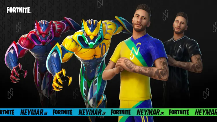 Neymar no Fortnite: Epic Games apresenta skin do jogador (Epic Games/Divulgação)