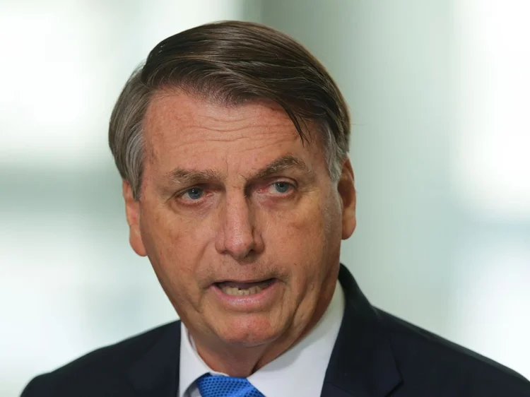 Bolsonaro: "Eu fui gravado em uma conversa telefônica, está certo? A que ponto chegamos no Brasil" (Fabio Rodrigues Pozzebom/Agência Brasil)