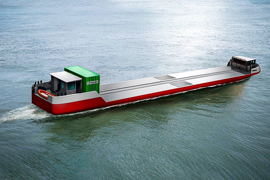 Primeiro navio de carga movido a hidrogênio vai operar no rio Sena