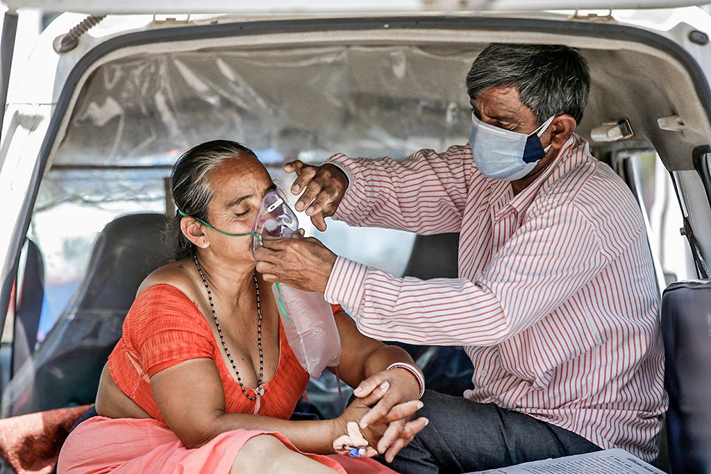Crise da covid-19 na Índia: 150 milhões de vacinas foram aplicadas na Índia e quase 25 milhões de habitantes receberam as duas doses (Amit Dave/Reuters)