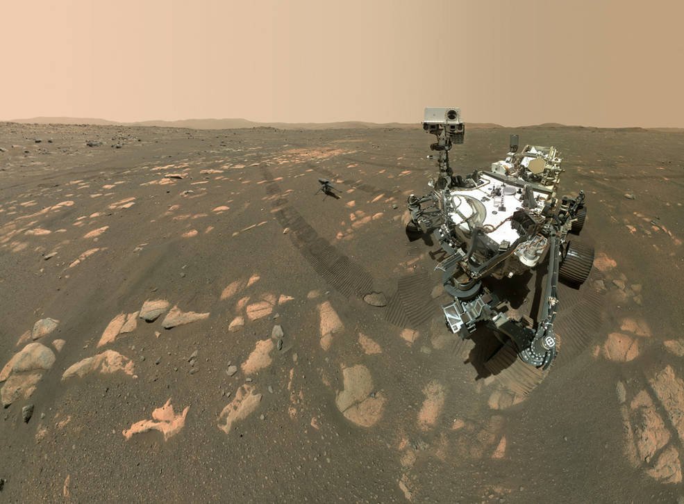 Rover Perseverance: missão de investigar se já existiu vida em Marte (Nasa/Reprodução)