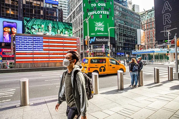 NY: viajantes que estão no Brasil, no entanto, continuam proibidos de entrar nos EUA. (Michael Nagle/Bloomberg)