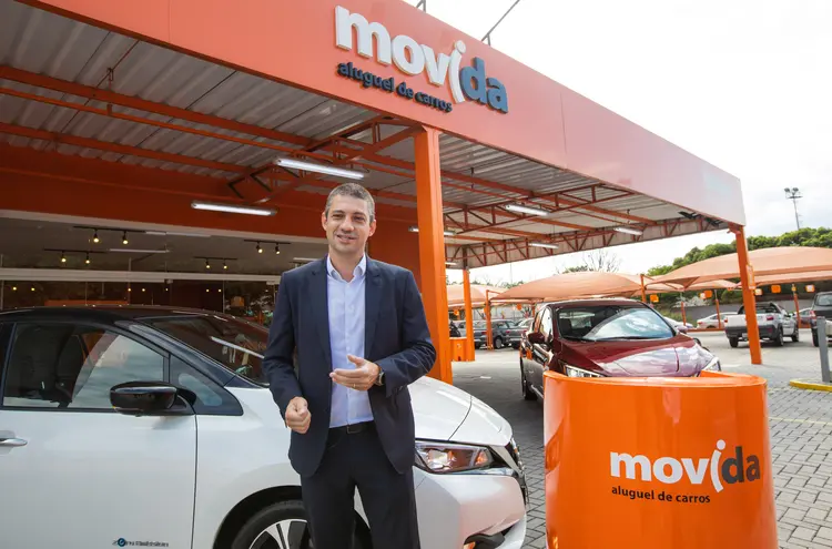 Renato Franklin, CEO da Movida: “Eu falo para as montadoras: nós vamos comprar carros elétricos” (Antônio Teixeira/Divulgação)