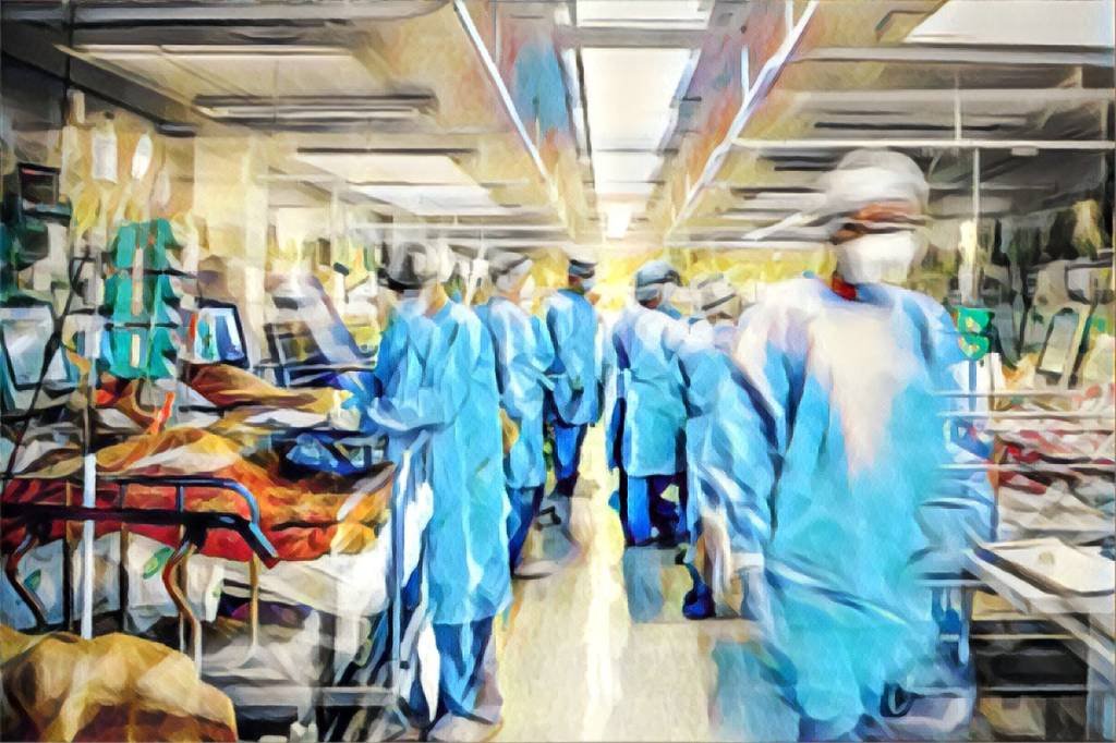 Lotação hospitalar: setor de saúde está no radar dos investidores, apesar de prejuízos causados pela pandemia (Silvio Avila/AFP)