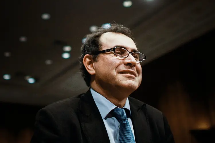 Nouriel Roubini, o Dr. Catástrofe: "Para cada ameaça, há uma solução" (Win McNamee/Getty Images)