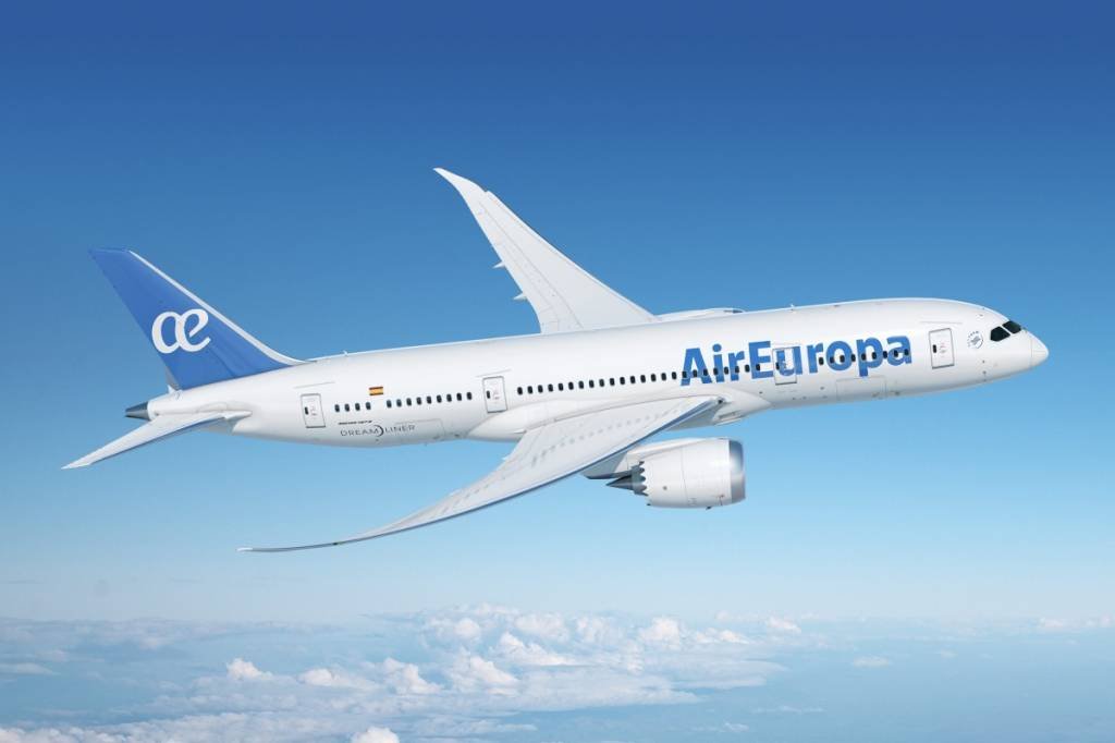 Air Europa tem passagens com até 15% de desconto e alteração grátis