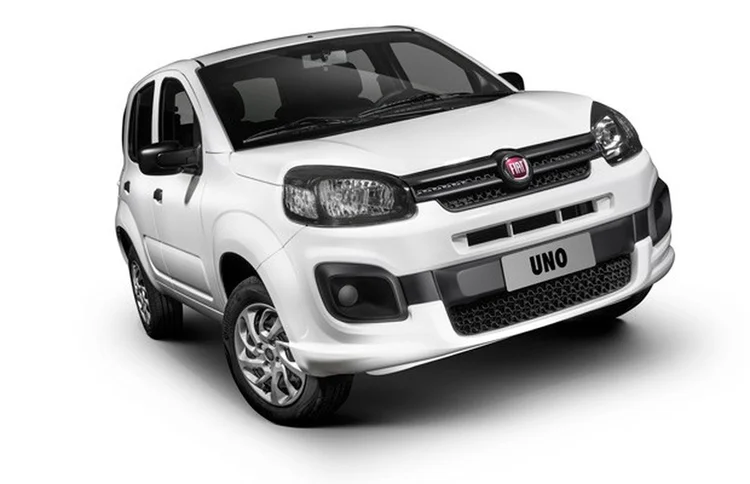 Fiat Uno: o reajuste no mês de abril foi de 4,39% (Fiat/Divulgação)