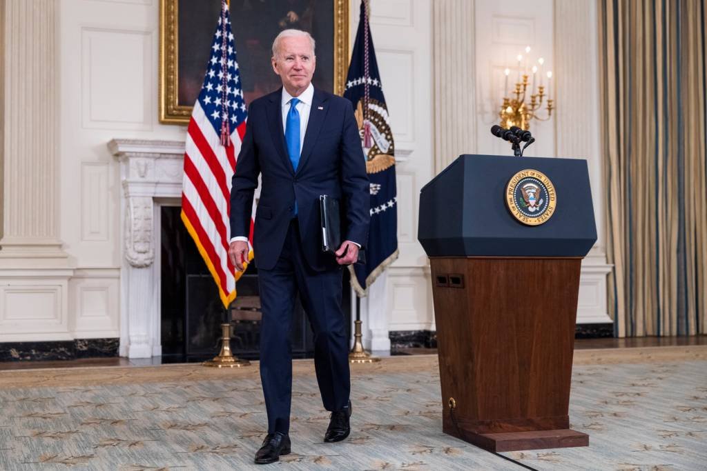 Joe Biden: os não vacinados seguem sendo dor de cabeça para o presidente (Sipa USA/Reuters)