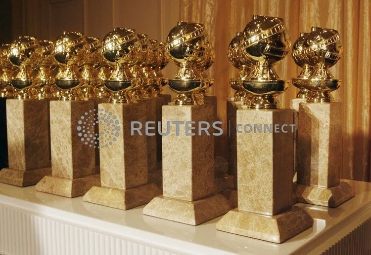 Estatuetas do Globo de Ouro. (Fred Prouser/Reuters)