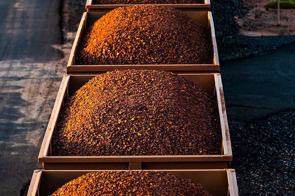 Minério de ferro: commodity tem sido afetada por falta de demanda na China (Ian Waldie/Bloomberg)