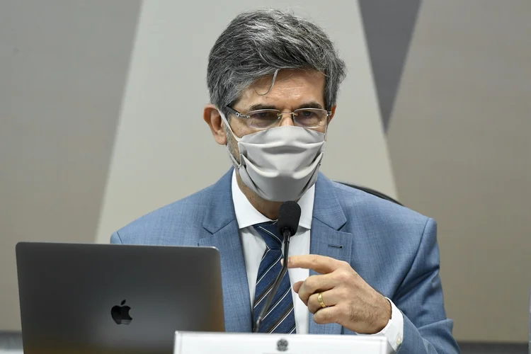 Ex-ministro de Estado da Saúde, Nelson Teich., depõe na CPI da Covid (Jefferson Rudy/Agência Senado/Flickr)