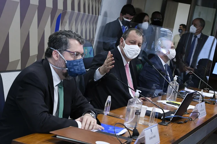 Depois de Ernesto Araújo, ouvido hoje, CPI espera Pazuello amanhã (Edilson Rodrigues/Agência Senado/Flickr)