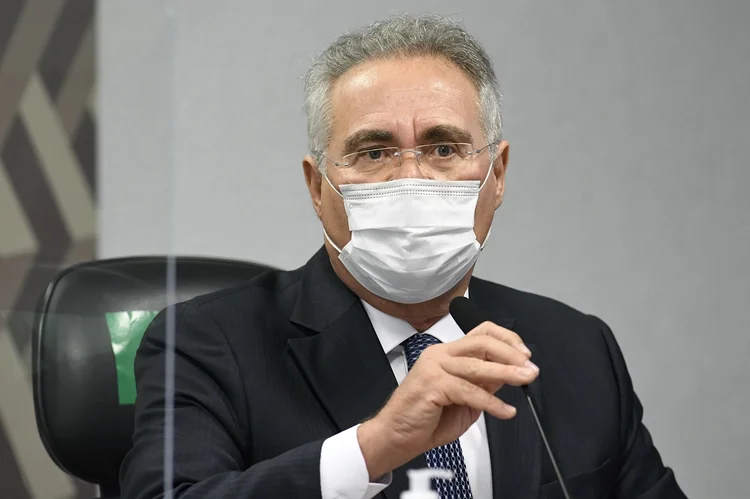 Relator da CPI da Covid, senador Renan Calheiros (MDB-AL) (Jefferson Rudy/Agência Senado/Flickr)