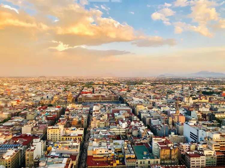 Vista aérea da Cidade do México (Ernesto Ruiz/Getty Images)