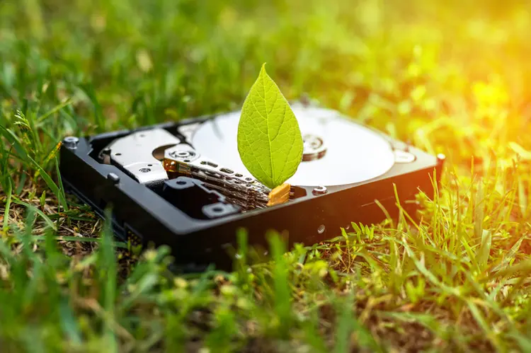 A chia se coloca como uma opção ecológica ao método de mineração atual, usando espaço de armazenamento para a realização dos cálculos de geração das moedas virtuais (Nordantin/Getty Images)