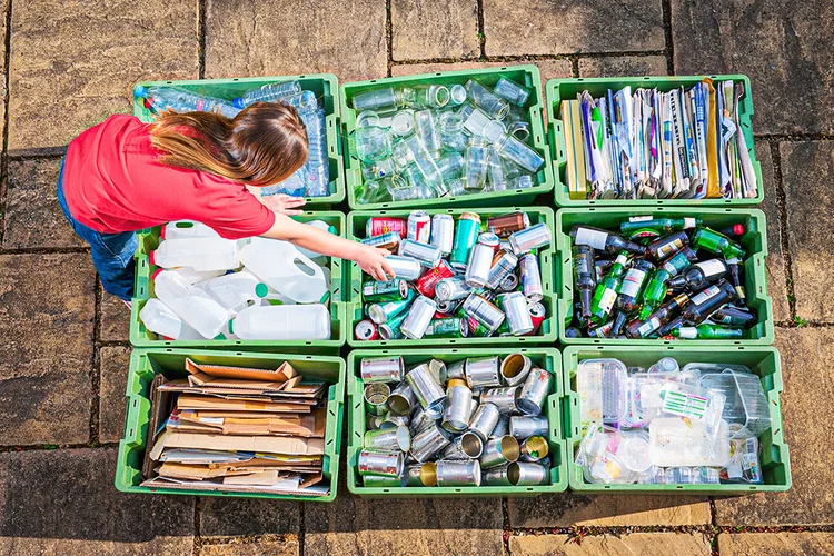 Gestão de resíduos: reduzir, reutilizar e reciclar o equivalente a 150% de todo o resíduo sólido gerado na cadeia de valor do Grupo Boticário (Grupo Boticário/Getty Images)