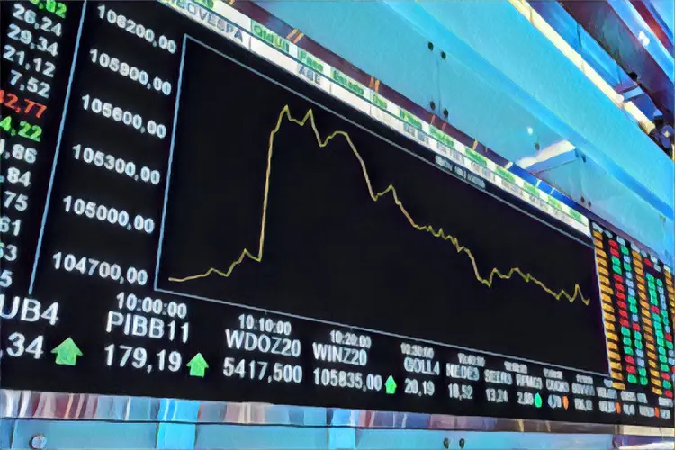 Bolsa: dados da Anbima mostram que saldo no ano para fundos de ações acaba de ficar positivo, em R$ 24 milhões (Germano Lüders/Exame)