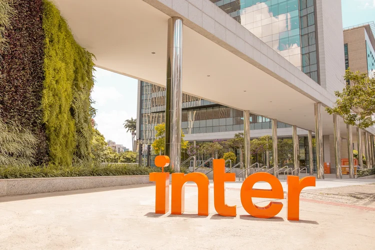 Entrada do Inter em Belo Horizonte: ações do banco migraram para bolsa americana Nasdaq em junho (Inter/Divulgação)