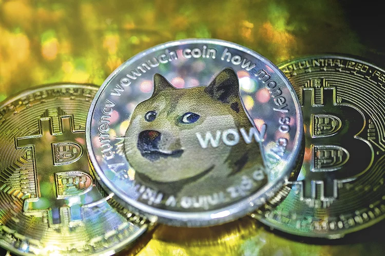 Fãs da criptomoeda-meme shiba inu criaram o nome "Shib Army" (Yuriko Nakao/Getty Images)