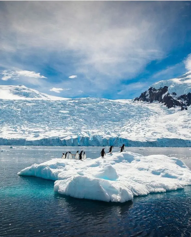 Antártica: o continente gelado é um dos pontos de parada das excursões de luxo.  (Privet Jet/Divulgação)