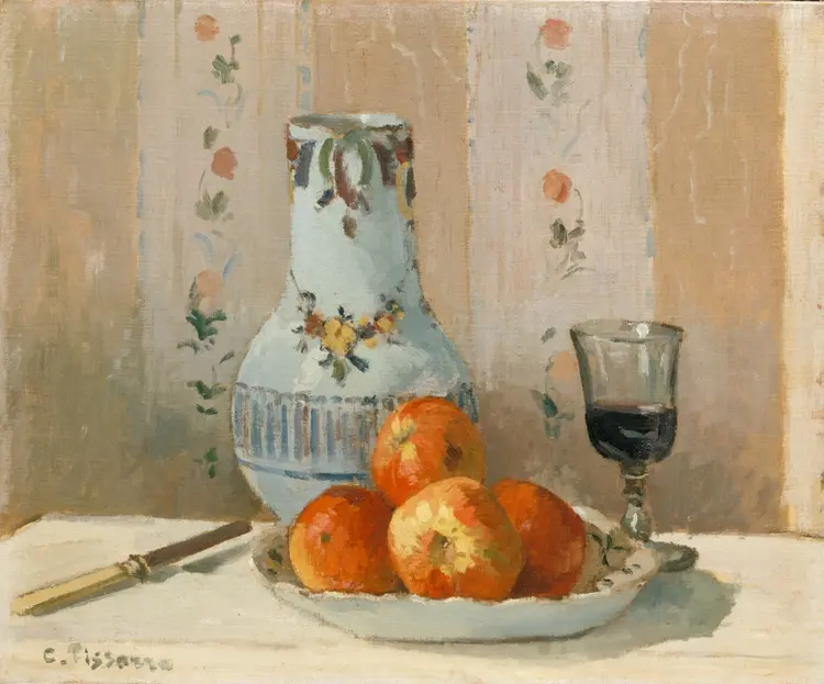 Tela de Camille Pissarro 1872:  demanda da bebida entre os brasileiros registrou alta de 18% em 2020. (Heritage Art/Getty Images)