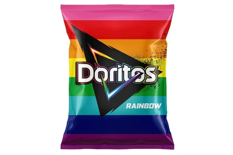 Doritos Rainbow: nova embalagem em 2021 (Doritos/Divulgação)