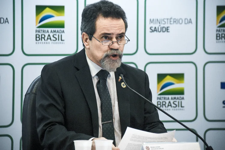 O ex-secretário-executivo do Ministério da Saúde, o coronel Élcio Franco (Tony Winston/MS/Flickr)