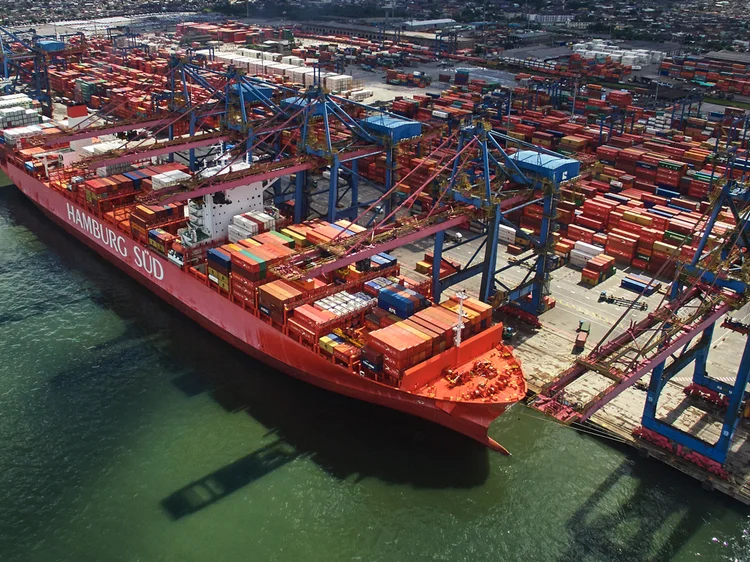 Porto de Santos: França explica ideia "equivocada" (Santos Brasil/Divulgação)