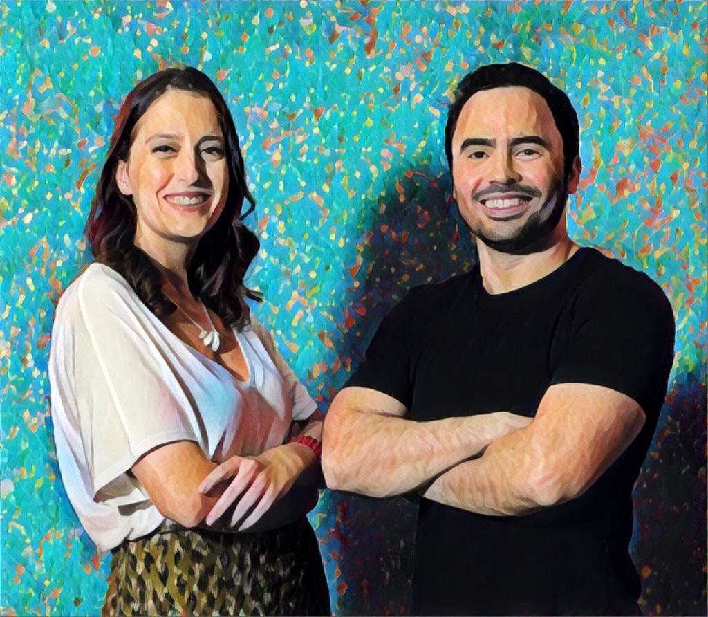 Jaime Taboada e Rebecca Fischer, fundadores da Divibank: fintech vai usar o investimento para criar novos produtos de crédito e aumentar a contratação de funcionários (Divibank/Divulgação)