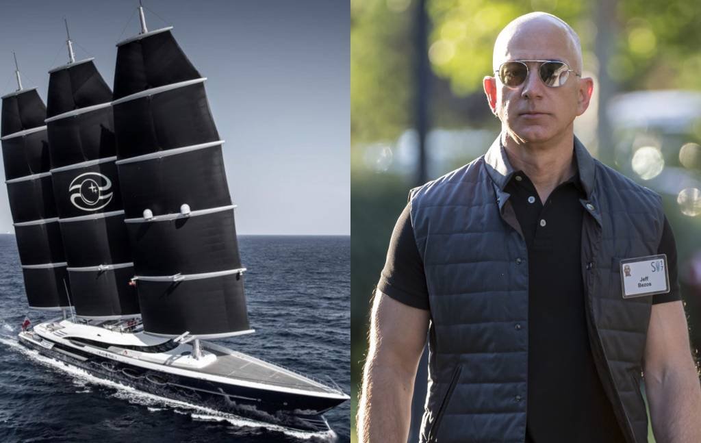 Conheça o luxuoso iate de R$ 2,5 bilhões comprado por Jeff Bezos