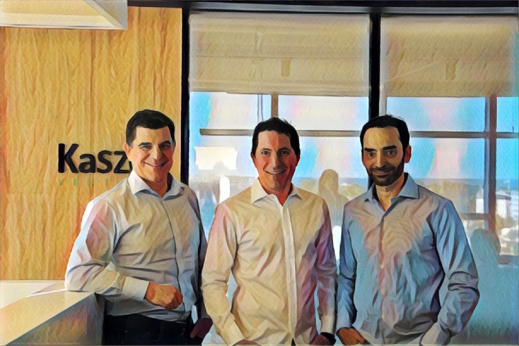 Nicolas Szekasy, Nicolas Berman e Hernan Kazah, sócios da Kaszek Ventures: em dez anos, companhia havia captado US$ 1 bilhão (Kaszek Ventures/Divulgação)