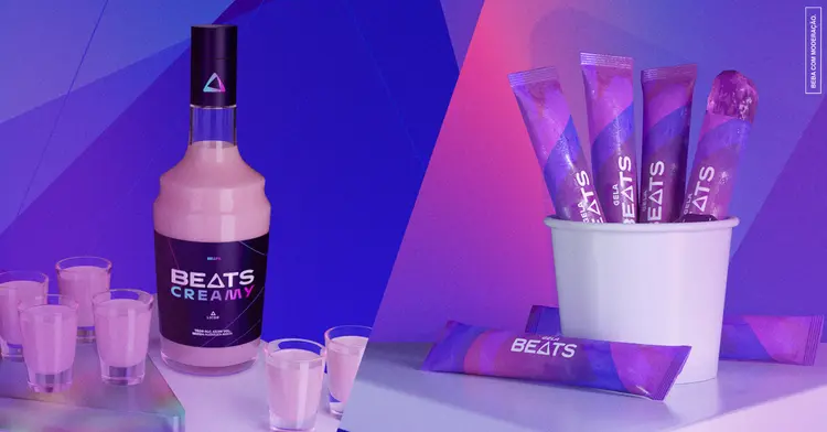 Do lado esquerdo a proposta de Beats Creamy, a direita o Gela Beats. Ambos são protótipos sugerido pela marca no Instagram (Beats/Divulgação)