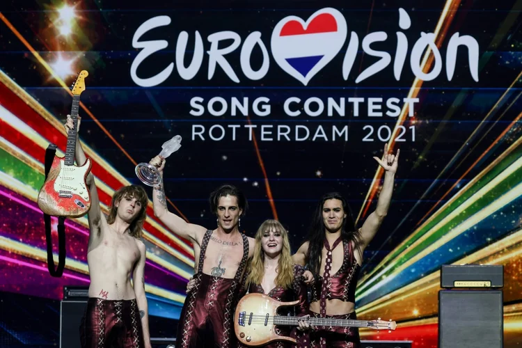 Festival Eurovision, realizado em Roterdã. (Julia Capelle/AFP)
