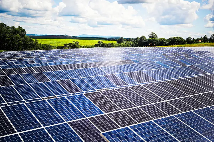 Fazenda de painéis solares fotovoltaicos  (Amanda Perobelli/Reuters)