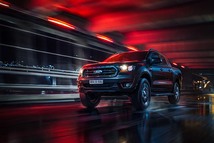 Nova Ford Ranger Black: com novas tecnologias e mais conectividade, picape urbana chegou ao mercado brasileiro por 187.990 reais (Ford/Divulgação)