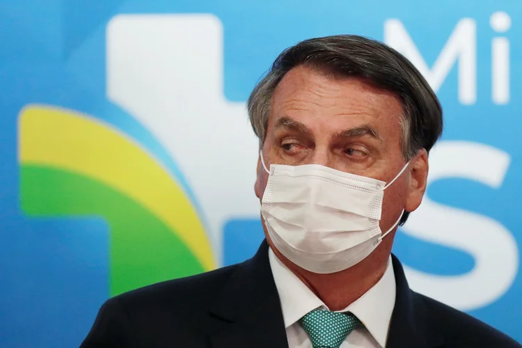 Bolsonaro: um movimento pela demissão do técnico e sua troca pelo Renato Gaúcho também foi levantado nas redes sociais pelos grupos que apoiam o presidente (Ueslei Marcelino/Reuters)