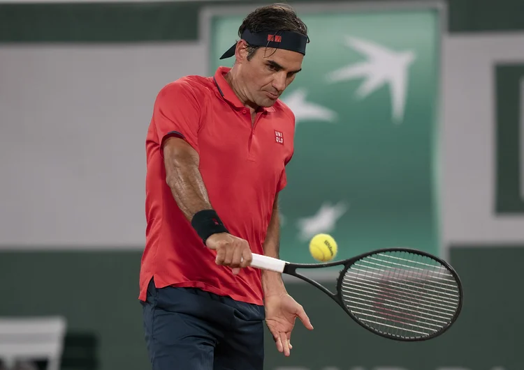 Roger Federer durante Aberto da França em Paris. (Susan Mullane/USA TODAY Sports/Divulgação)