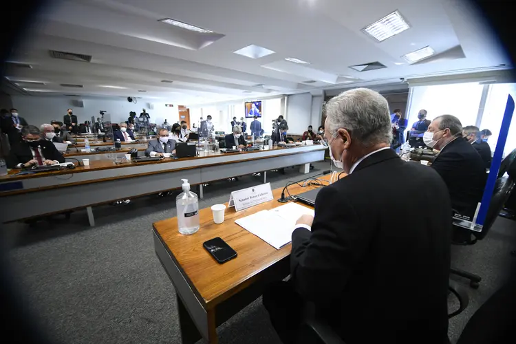 CPI da Covid ouve sócio da Precisa Medicamentos nesta quinta-feira (Marcos Oliveira/Agência Senado)