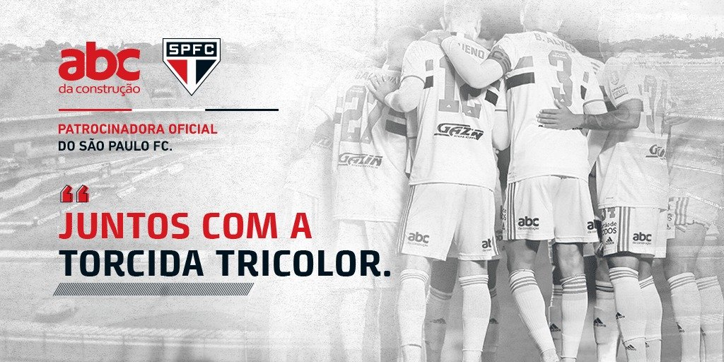 São Paulo Futebol Clube e ABC da Construção acertam patrocínio