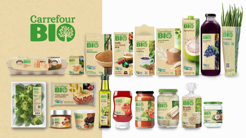 Linha Carrefour Bio, de produtos orgânicos: aposta da rede é em baratear produtos naturais para o consumidor (Divulgação/Carrefour)