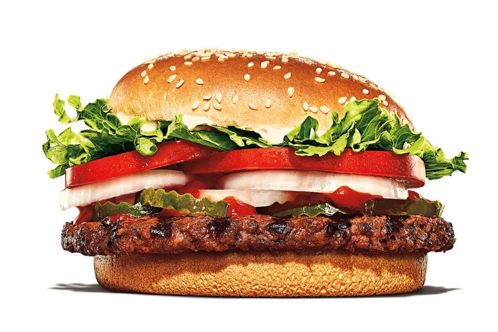Burger King: ingredientes artificiais estão sendo eliminados do cardápio (Burger King/Divulgação)