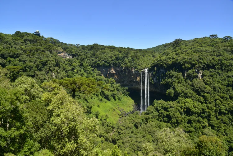 Cascata do Caracol, no Rio Grande do Sul (Renato Soares/Divulgação)