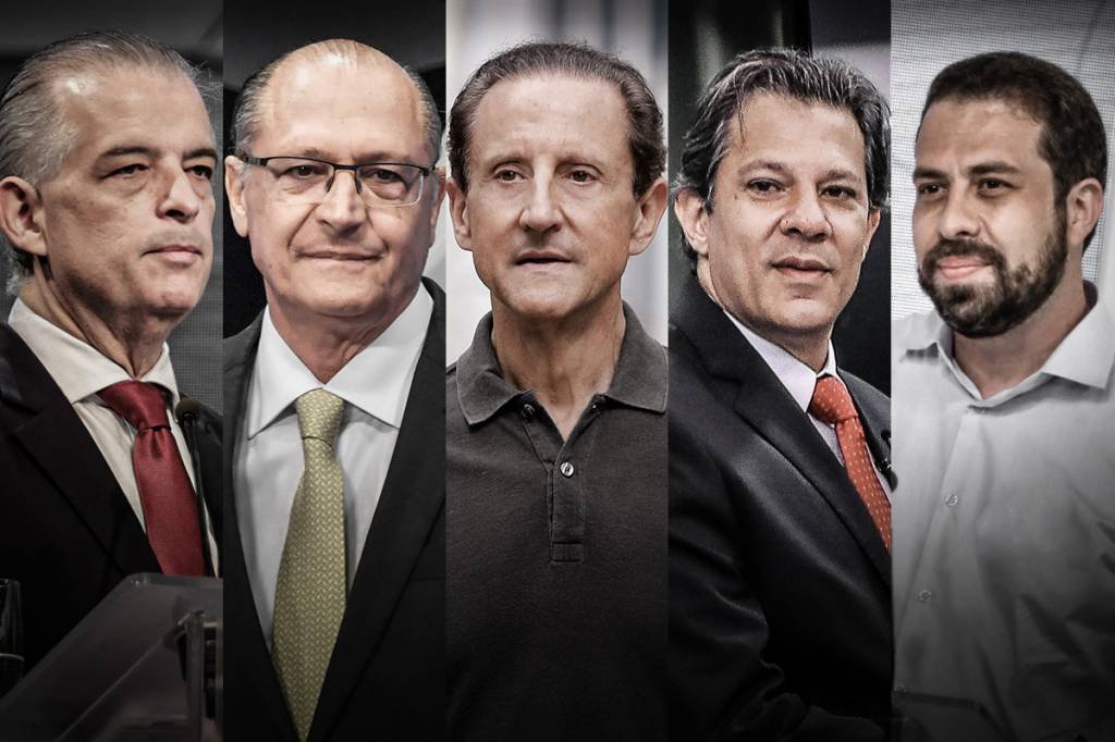 Alckmin, Haddad e França lideram disputa para o governo de São Paulo