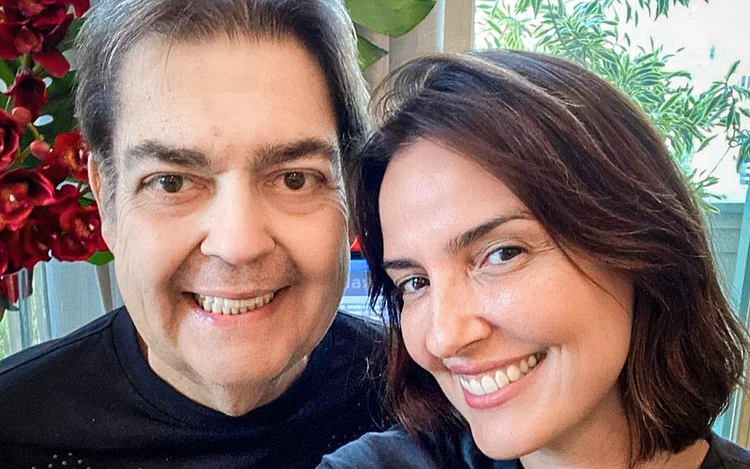 Fausto Silva e Luciana Cardoso: fim do contrato com a Globo (Instagram/Reprodução)