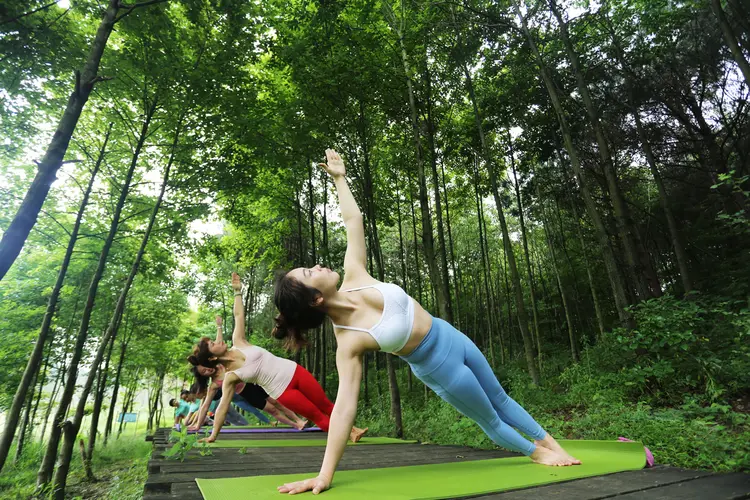 Yoga: a prática aumenta a imunidade e reduz o risco de doenças cardíacas. (Barcroft Media/Getty Images)