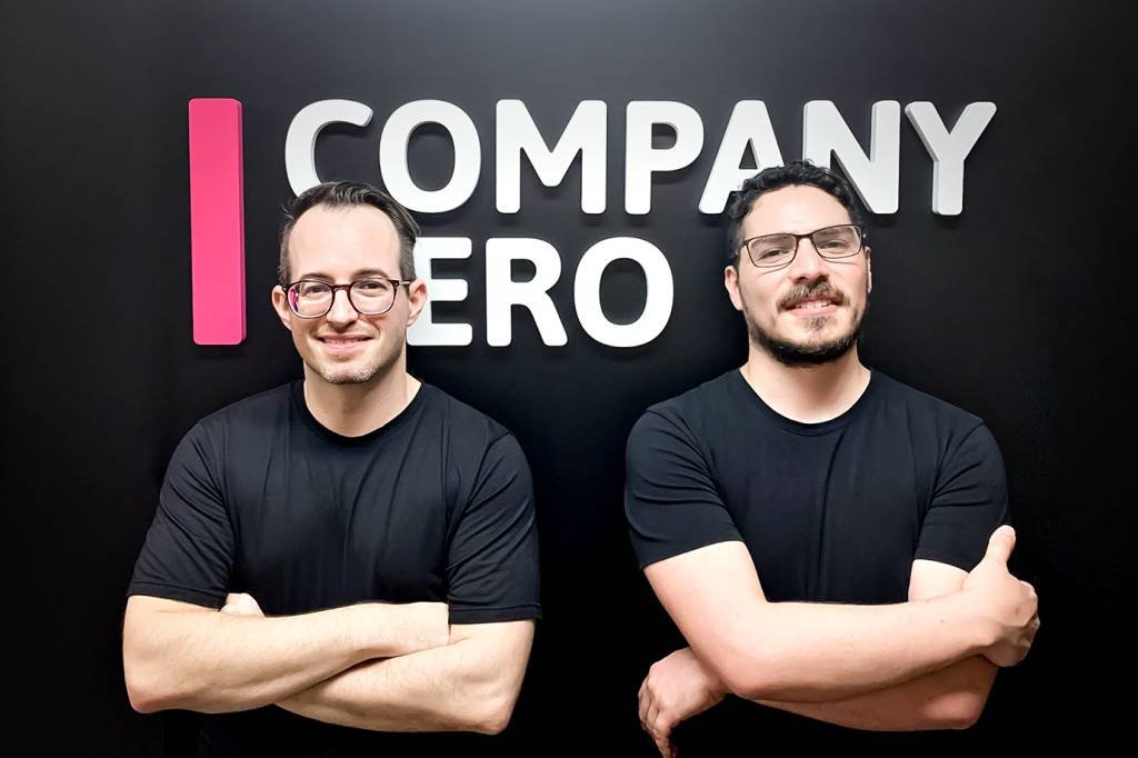 Miklos Grof e Diego Izquierdo, fundadores da Company Hero: empresa recebeu aporte de R$ 3,2 milhões (Company Hero/Divulgação)